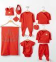 ORGANİK BASIC ONLU SET KIRMIZI