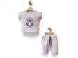CHAMPION NAKIŞLI TSHIRT ŞORT TAKIM Gri