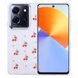 İnfinix Note 30 5G Uyumlu Kamera Korumalı Kiraz-Fiyonk Figürlü Silikon Kapak
