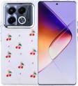 İnfinix Note 40 Pro Uyumlu Kamera Korumalı Kiraz-Fiyonk Figürlü Silikon Kapak