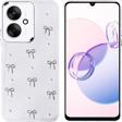 Xiaomi Poco C65 Uyumlu Kamera Korumalı Kiraz-Fiyonk Figürlü Silikon Kapak