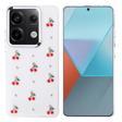 Xiaomi Redmi Note 13 Pro 4G Uyumlu Kamera Korumalı Kiraz-Fiyonk Figürlü Silikon Kapak