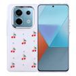 Xiaomi Redmi Note 14 Pro 4G Uyumlu Kamera Korumalı Kiraz-Fiyonk Figürlü Silikon Kapak