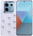 Xiaomi Redmi Note 14 Pro 4G Uyumlu Kamera Korumalı Kiraz-Fiyonk Figürlü Silikon Kapak