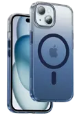 Fuchsia iPhone 15 Aurora Manyetik Şarj Uyumlu Kılıf