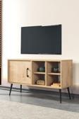Evmo Home 3108 Şile Metal Ayaklı Metal Kulplu 100 Cm Tv Ünitesi - Safir