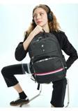 Siyah Unisex Sırt Çantası 07PCT18001-L