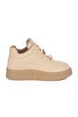 Bej İçi Polarlı Soğuğa Dayanıklı Kadın Sneaker 25K419-1 Z