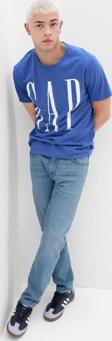 Gap V-Straıght Sımı Lıght Washwell™ Jeans 778774000 Düz Kalıp Erkek Kot Pantolon