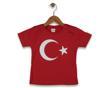 DİJİTAL AYYILDIZ BASKILI TSHIRT KIRMIZI