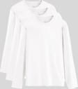 Standart Fit Basic O Yaka  3lü Paket Beyaz Erkek T-Shirt  87997