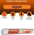 Goldsun Aqua 3000 Watt GSA30 Kumandasız Suya Dayanıklı Elektrikli İnfrared Isıtıcı-Beyaz