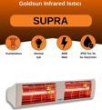  Goldsun Supra 4000 Watt GSS40 Kumandasız Suya Dayanıklı Elektrikli İnfrared Isıtıcı-Beyaz
