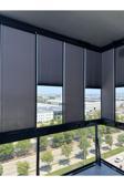 Blind-X Antrasit Plise Katlanır Cam Balkon Perdesi, Ofis Perdesi, Mutfak Perdesi, Salon Perdesi