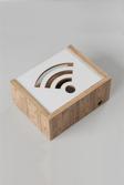 Rozbo 15X25X28 Modern Wi-Fi Modem Saklama Kutusu 15x28 cm