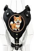 Tasma Market Siyah Shiba Inu Köpek Göğüs Tasması Bel Tasması Premium