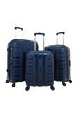 SKYBLUE 7001 POLİPROPİLEN KIRILMAZ 3' LÜ SET VALİZ