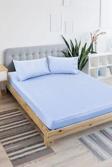 Çift Kişilik Battal Lastikli Fitted Çarşaf Seti Yastıklı 180 x 200