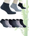12 Çift Royam Erkek Bambu Patik Çorap Dikişsiz 40 - 44 No