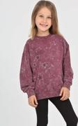 Toontoy Kız Çocuk Yıldız Baskılı Sweatshirt