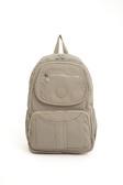 Sanmorris 3061 Unisex Suya Dayanıklı Krinkıl Kumaş Çok Gözlü Krem Laptop Okul Ve Sırt Çantası