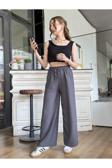 Boutich Kadın Beli Lastikl Palazzo Pantolon