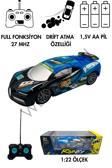 Giffy Oyuncak Uzaktan Kumandalı Pilli Full Fonksiyon Drift Atabilen Rc Yüksek Hızlı Araba Çok Renkli