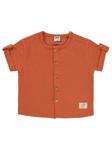 Civil Baby Düz Müslin 6-18 Ay Gömlek - Turuncu12-18 Ay