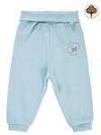 Civil Baby Organik Pamuklu 1-12 Ay Patiksiz Tek Alt Bebe - Mavi3-6 Ay