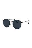 Oppia 614 C8 Yuvarlak Siyah Unisex Güneş Gözlüğü
