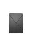 Raptic İpad Pro 11 2024 Airbagli Arkası Şeffaf Katlanabilir Standlı Kılıf Clear Folio Siyah
