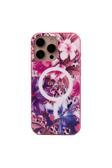 Guess İphone 16 Pro Uyumlu Kılıf Lisanslı Magsafe Şarj Özellikli Iml Baskılı Jungle Ring Mor