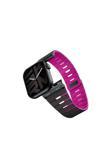 Skinarma Watch 7 41Mm Skinarma Gemini Serisi Tpu Magnetik Silikon Kordon Siyah-Pembe