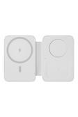 Benks Katlanabilir Magnetik Kablosuz Şarj Standı W12-01 Telefon&Akıllı Saat&Kulaklık İçin 15W Beyaz