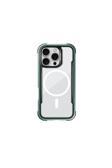 Raptic İphone 16 Pro Uyumlu Magsafe Uyumlu Airbagli Shield Serisi Şeffaf Arka Yüzey Kapak Yeşil