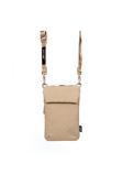 Skinarma Çapraz Vücut Çantası Sling Pouch Juno Cross-Hatch Naylon Scout Boyun Askı Kayışlı Haki