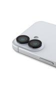 Guess İphone 16 Plus Guess Lisanslı Metal Kamera Lens Koruyucu Siyah