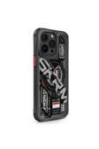 Skinarma İphone 15 Pro Uyumlu Kılıf Magsafe Şarj Özellikli Katmanlı Makine Temalı Ekho Kapak Siyah