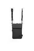 Skinarma Çapraz Vücut Çantası Sling Pouch Juno Cross-Hatch Naylon Scout Boyun Askı Kayışlı Siyah