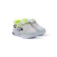 Unisex Bebe Beyaz Sarı Figürlü Işıklı Cırtlı Sneaker Günlük Spor Ayakkabı