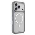 Youngkit İphone 17 Pro Max Uyumlu Kılıf M-Safe Şarj Özellikli Youngkit Rock Sand Serisi Kapak Gri