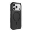 Youngkit İphone 17 Pro Max Uyumlu Kılıf M-Safe Şarj Özellikli Youngkit Rock Sand Serisi Kapak Siyah
