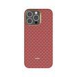 Raptic İphone 16 Pro Kılıf M-Safe Şarj Özellikli Raptic Aramid Skin Origin Serisi Kapak Kırmızı