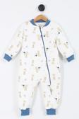 Zürafa Desenli Astarlı Uzun Kollu Pamuklu Kışlık Çocuk Erkek Bebek Uyku Tulumu 1.5 Tog 2 3 4 5 6 Yaş