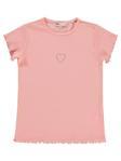 Civil Girls Kalp Baskılı 6-9 Yaş Tişört - Pudra9-10 Yaş