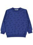 Civil Boys Kağıt Uçak Baskılı 2-5 Yaş Sweatshirt - Mavi2-3 Yaş