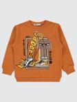 Civil Boys Ooops Baskılı 2-5 Yaş Sweatshirt - Turuncu2-3 Yaş