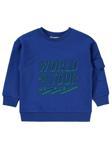 Civil Boys World Baskılı 2-5 Yaş Sweatshirt - Mavi2-3 Yaş