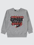 Civil Boys Street Skate Baskılı 2-5 Yaş Sweatshirt - Gri2-3 Yaş