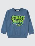 Civil Boys Street Skate Baskılı 2-5 Yaş Sweatshirt - Mavi2-3 Yaş